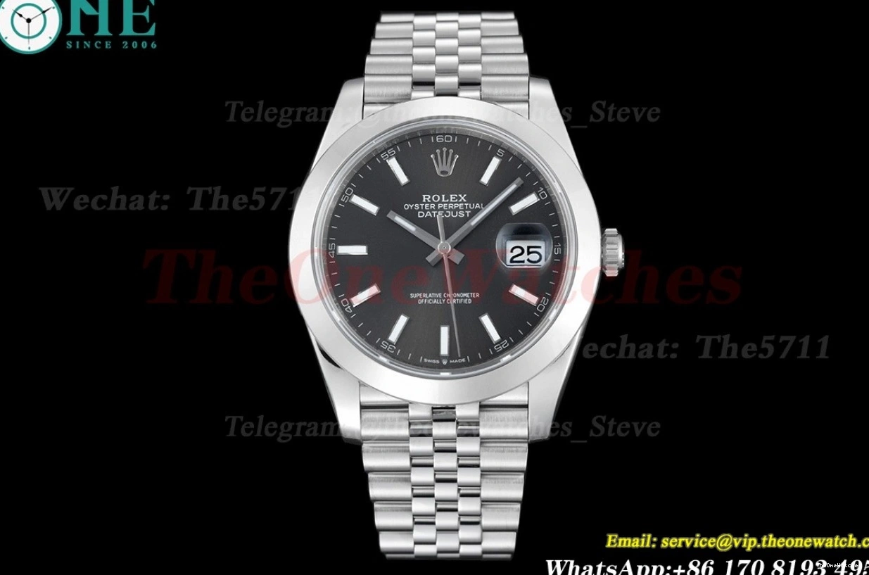 Dial 126300 Jub Datejust 41mm SS SS VS3235 VSF Grey 0318